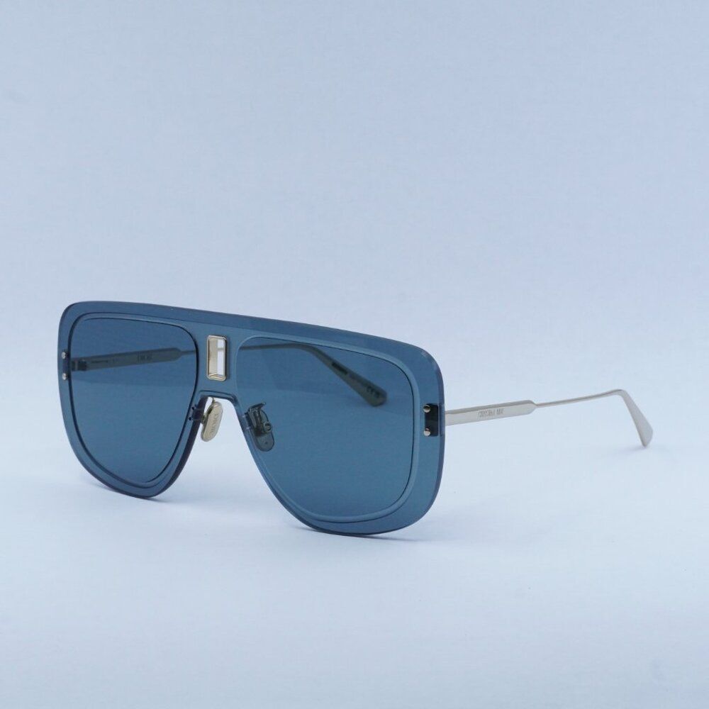 🕶️ New Dior ULTRADIOR MU B0B0 Sunglasses - Gold Frame, Blue Lenses - Picture 3 of 11